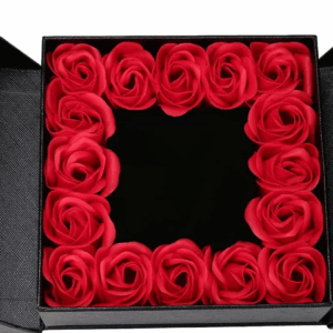 Caja Decorativa con Rosas Eternas