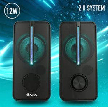 NGS GSX-150 Altavoces Gaming con Iluminación LED RGB - Imagen 2
